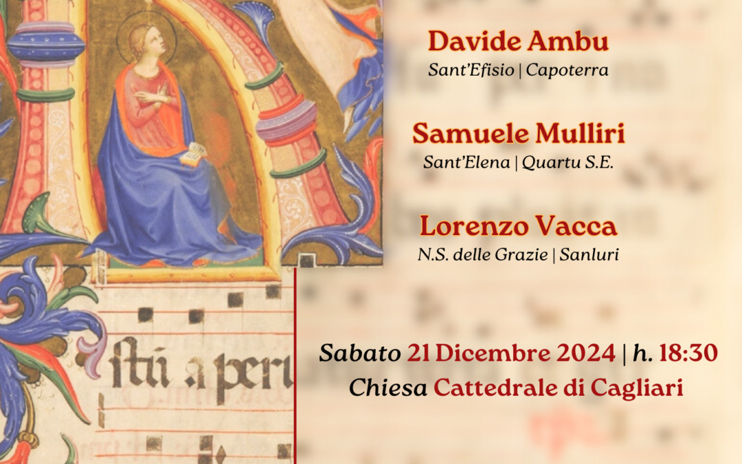 In Cattedrale l’ordinazione diaconale di Davide Ambu, Samuele Mulliri e Lorenzo Vacca